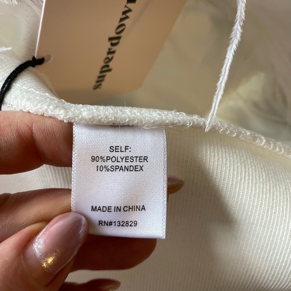 NWT Superdown Ramona Bustier Top in White - Picture 7 of 8